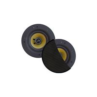 Aquasound Zumba zumba speakerset - 100w (0 - 75" tweeter) - zwart - rond 226 mm - diepte 81 mm - randloos - ipx4 spkzumba-z
