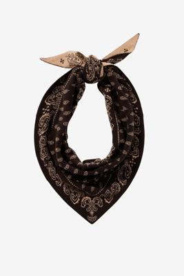 Guest In Residence shawl A25210AL burnt cocoa/dune