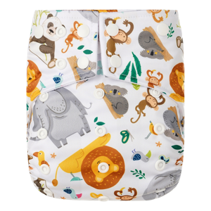 HappyBear pocketluier - Wilde Dieren