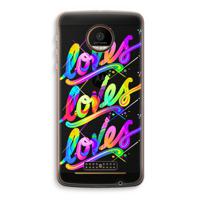 Loves: Motorola Moto Z Force Transparant Hoesje
