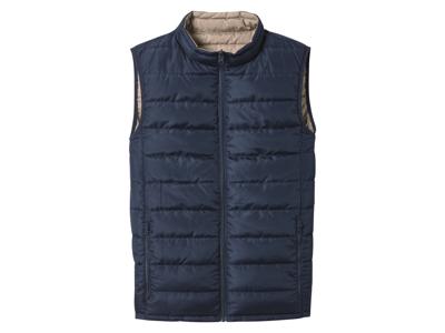 esmara Men Heren bodywarmer (Marineblauw/beige, XXL (60/62))