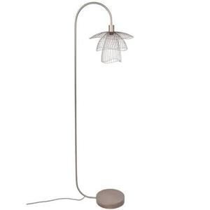 Forestier Papillon vloerlamp metallic taupe