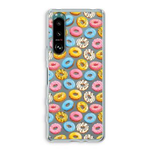 Pink donuts: Sony Xperia 5 III Transparant Hoesje