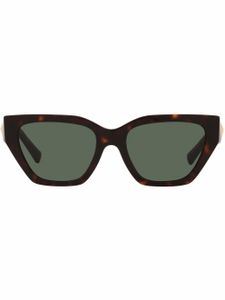 VALENTINO GARAVANI EYEWEAR lunette de soleil Roman Stud à monture papillon - Vert