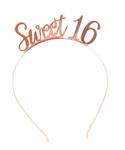 Diadeem Sweet 16 Rosegoud