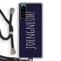 Joengneuh!: Sony Xperia 5 III Transparant Hoesje met koord