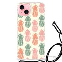 iPhone 15 Plus Beschermhoes Ananas iPhone 15 Plus Beschermhoes Ananas