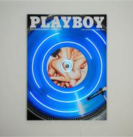 Playboy Wall Art - Vinyl Cover (LED Neon) - thumbnail