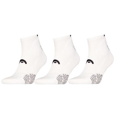 HEAD Padel Sokken Quarter 3-pack Wit-39/42
