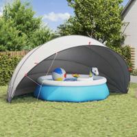 Pooldome Grijs en Oranje 592 x 590 x 275 cm