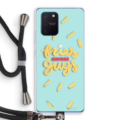 Always fries: Samsung Galaxy Note 10 Lite Transparant Hoesje met koord