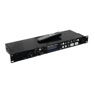 Omnitronic DMP-102 MP3 speler voor SDHC/MMC en USB met afstandsbediening