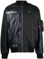 AAPE BY *A BATHING APE® veste bomber zippée à empiècements contrastants - Noir