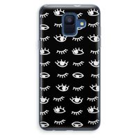 Eye pattern #3: Samsung Galaxy A6 (2018) Transparant Hoesje