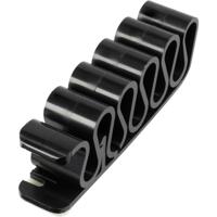 TRU COMPONENTS Kabelclip Zelfklevend 630913 Bundel-Ø (bereik) 8 mm (max) Zwart 1 stuk(s)