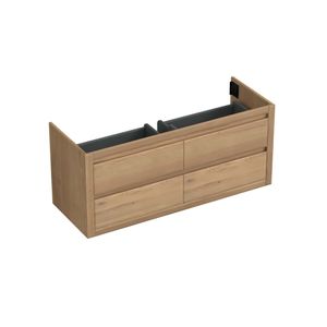 Onderkast Forzalaqua Gela 140x51x60 cm 4 Softclose Lades Eiken Oyster Forzalaqua