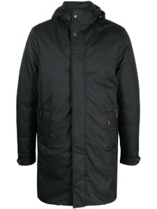 Moorer parka zippée à capuche - Noir