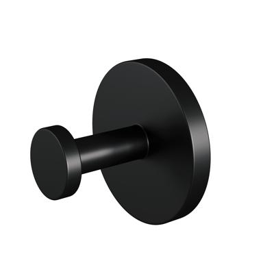Handdoekhaak Brauer Black Wandmontage met PVD coating Mat Zwart Brauer