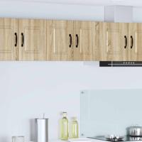 Keukenkast 2 pcs Sonoma Eiken 30 x 31 x 40 cm Bewerkt hout