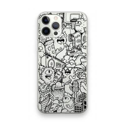 Vexx Black City : iPhone 12 Pro Max Transparant Hoesje
