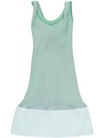 Jacquemus robe courte La Robe Maille Turbi - Vert