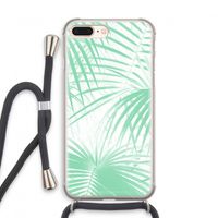 Palmbladeren: iPhone 7 PLUS Transparant Hoesje met koord