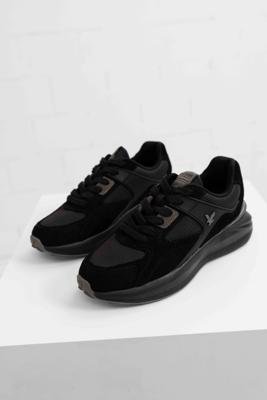 Lyle & Scott Craig Sneakers Heren Zwart - Maat 43 - Kleur: Zwart | Soccerfanshop