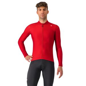 Castelli Espresso thermal jersey lange mouw rich red heren XXXL