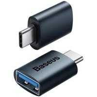 Baseus Ingenuity USB-C naar USB-A adapter OTG ZJJQ000001 - Zwart - thumbnail