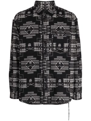 Mastermind World chemise Chimayo à motif en jacquard - Noir