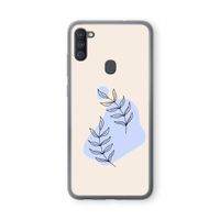 Leaf me if you can: Samsung Galaxy A11 Transparant Hoesje