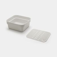 Brabantia Sink Side afwasbak met afdruipschaal - Light Grey - thumbnail