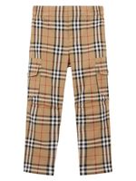 Burberry Kids pantalon droit à carreaux Vintage - Tons neutres - thumbnail