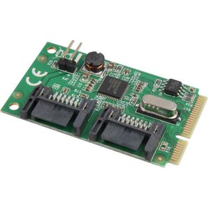 DeLOCK MiniPCIe I/O PCIe 2xSATA 6Gb/s controller