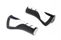 Westphal handvat #443, 120mm, zwart/wit