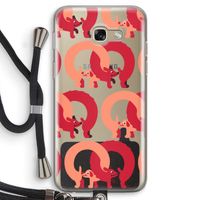 Dogs: Samsung Galaxy A5 (2017) Transparant Hoesje met koord