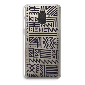Marrakech print: Samsung Galaxy A8 (2018) Transparant Hoesje