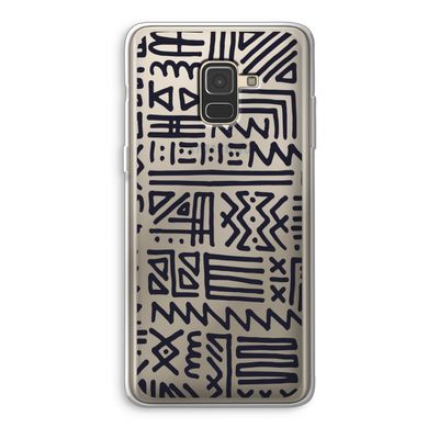 Marrakech print: Samsung Galaxy A8 (2018) Transparant Hoesje