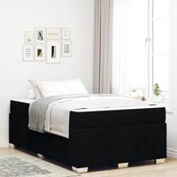 Bedframe met matras Zwart 120 x 200 cm Stof