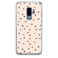 Kleine kattenkopjes: Samsung Galaxy S9 Plus Transparant Hoesje