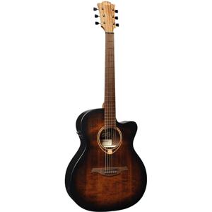 LAG Guitars Tramontane 70 T70ACE Black & Brown elektrisch-akoestische westerngitaar