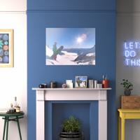 Foto op aluminium 75x100