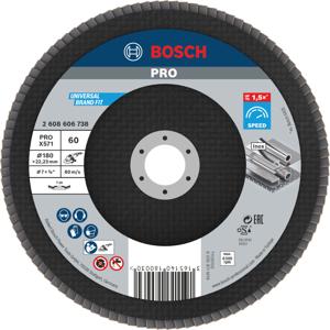 Bosch Accessoires 1 Lamellenschijf 180 X571, Best for Metal haaks, K60 - 2608606738