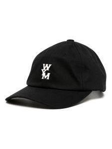 Wooyoungmi logo-embroidered cotton cap - Noir