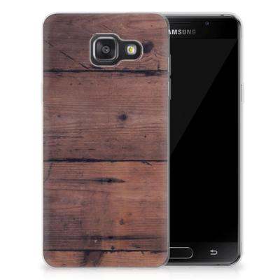 Samsung Galaxy A3 2016 | Bumper Hoesje | Old Wood