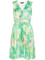 LIU JO floral-print mini dress - Vert