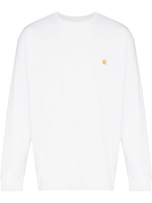 Carhartt WIP t-shirt Chase - Blanc