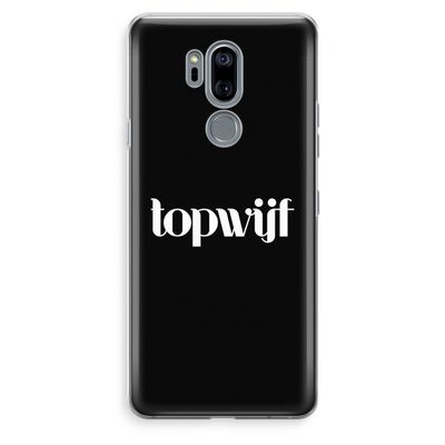 Topwijf Zwart: LG G7 Thinq Transparant Hoesje