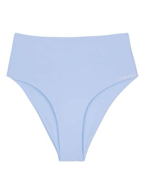 Sporty & Rich bas de bikini Brigitte à logo imprimé - Bleu