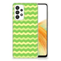 Samsung Galaxy A33 5G TPU bumper Waves Green